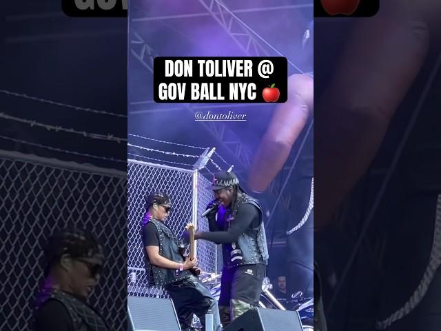 Don Toliver set went crazy at Gov Ball NYC 