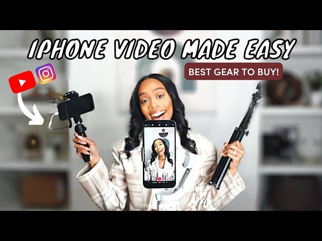 No one will know you used your phone  | Best iPhone Gear & Settings for High Quality Video!