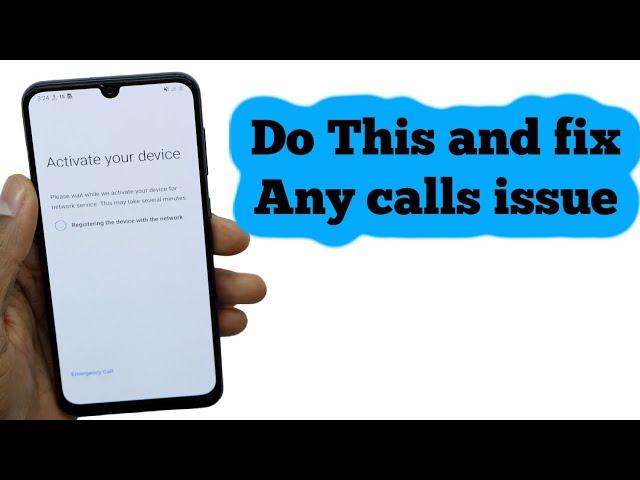 how to Fix Any calls problem - Not making calls or Not receiving calls