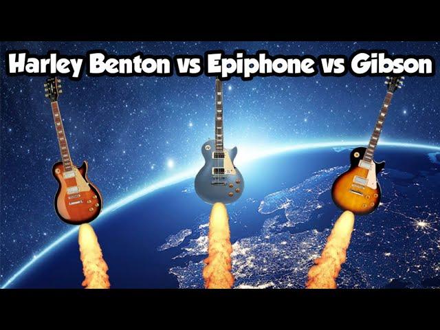 Harley Benton 450 SC vs Epiphone Les Paul Standard vs Gibson Les Paul Standard 50's