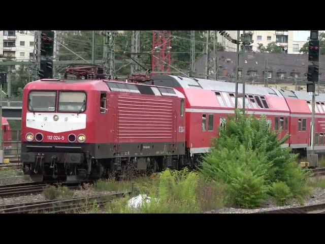 Bahnverkehr in Stuttgart HBF Teil 1 | Br 112 | Flirt 3 | Br 218 | Siemens ES64U2 | Flixtrain | ICE 1