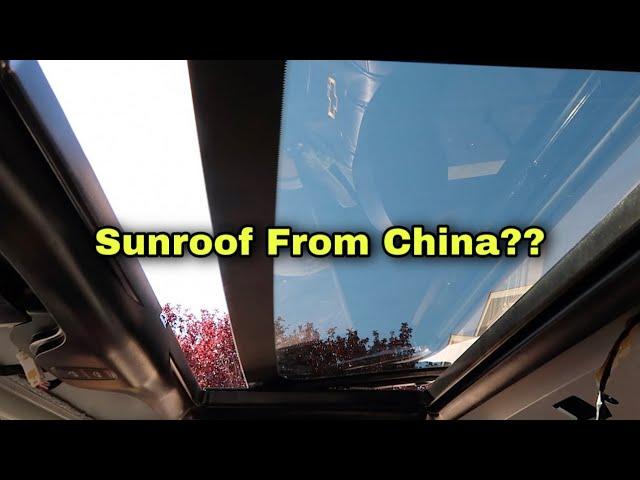 New sunroof install