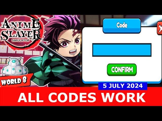 *ALL CODES WORK* Anime Slayer Simulator ROBLOX | 05/07/2024