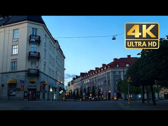 4k Drivin in Sweden Södertälje | Södertälje centrum - Ronna - Moraberg