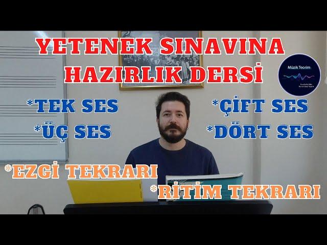 YETENEK SINAVI HAZIRLIK DERSİ - 3. DERS