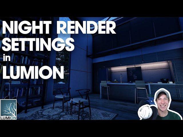 Lumion NIGHT RENDER Settings Tutorial - Creating a Night Render in Lumion!