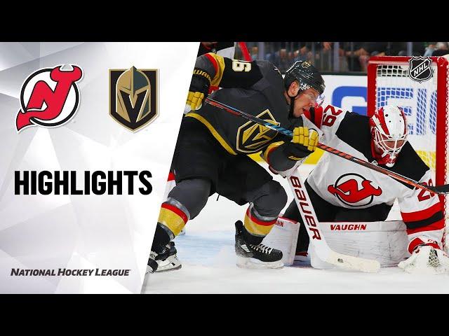 NHL Highlights | Devils @ Golden Knights 3/3/20