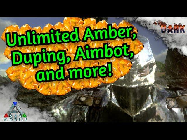 Ark Mobile How to HACK! Unlimited AMBER, How to DUPE, AIMBOT, and more! Ark Mobile April Fools!