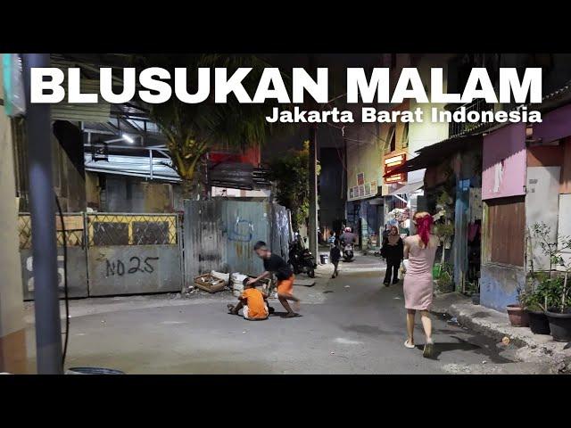 Kehidupan Malam Didalam Pemukiman Padat Jakarta Barat | Real Life In Jakarta Indonesia