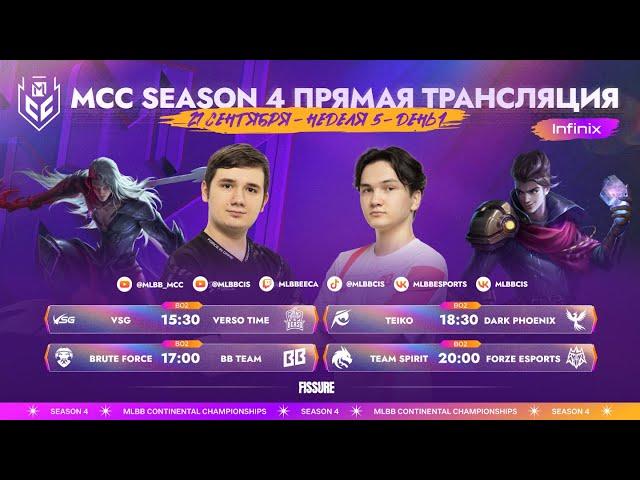 MCC S4 | Регулярный сезон | Неделя 5 День 1