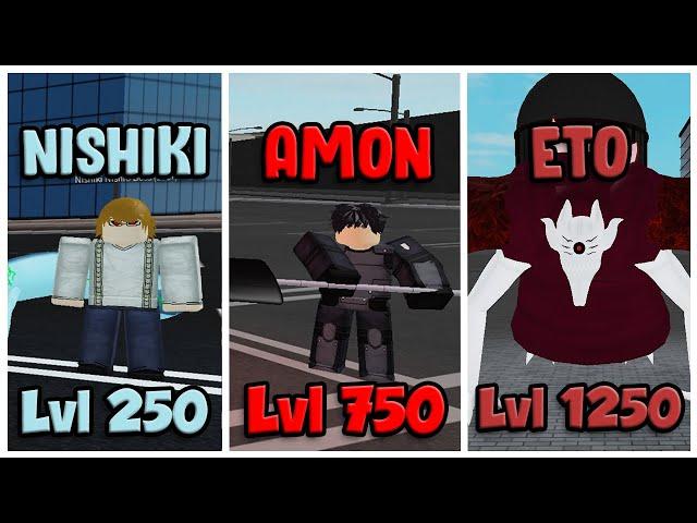 Ro-Ghoul - All BOSSES Showcase (Nishiki, Amon, Eto)