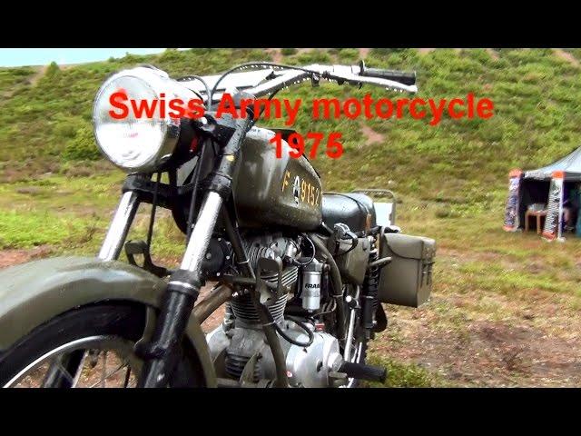 Condor A 350 Swiss Army motorcycle 1975  Schweizer Armee Motorrad