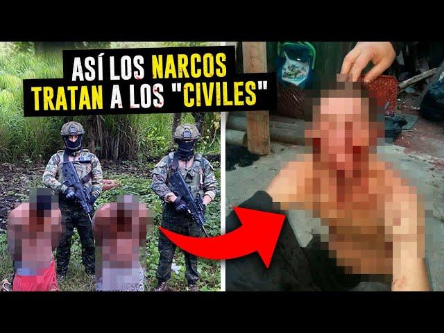 ¡Así son TORTUR4D0S y AS3SlN4D0S los CIVILES por parte de los NARCOS mexicanos!