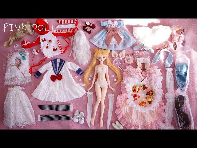 Sailor Moon Usagi BJD DOLL Dress Up 美少女戦士 セーラームーン 月野うさぎ 着せ替え ドール 人形