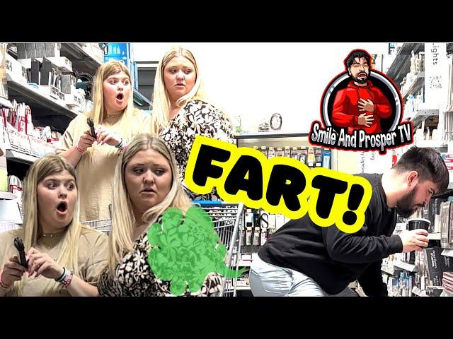 FUNNY Wet FART PRANK at WALMART! - NASTY FARTS!