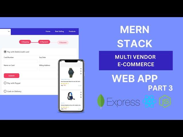 Multi-Vendor MERN Stack E-commerce project With All functionalities absolutely for beginners Part 3