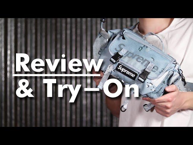 Supreme SS20 Waist Bag Review and Try-On | "Blue Camo"