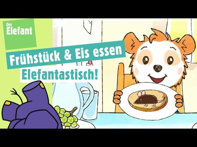 Bobo frühstückt mit seinen Eltern & Bobo geht Eis essen | Der Elefant | WDR