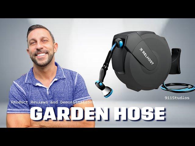 Relhost Retractable Garden Hose Reel