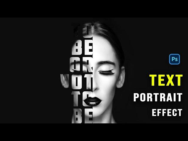 How to Create Text Portrait in Photoshop | Photoshop Tutorials | BID IT Lab