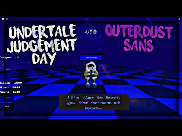 OuterDust Sans | Roblox Undertale Judgement Day