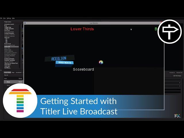 Getting Started with Titler Live Broadcast