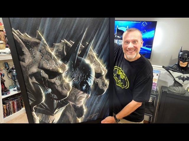 GRAIL Unboxing & Review! ALEX ROSS BATMAN AND THE GARGOYLES GICLEE ON CANVAS