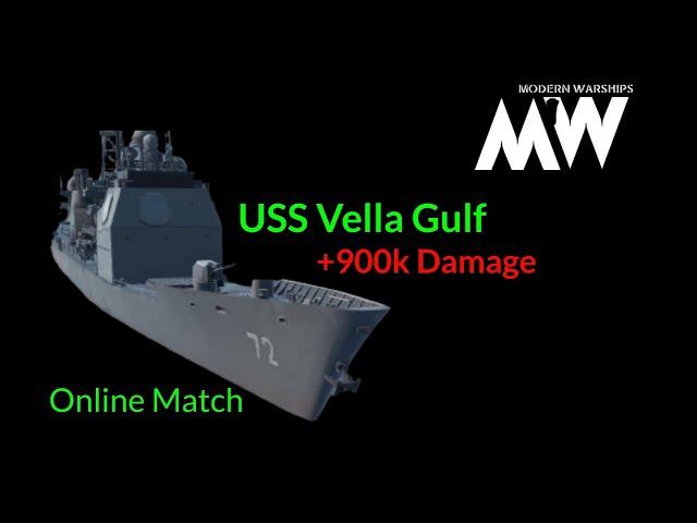 Acquiring More Than 900,000 Damage with the Vella Gulf | Modern Warships