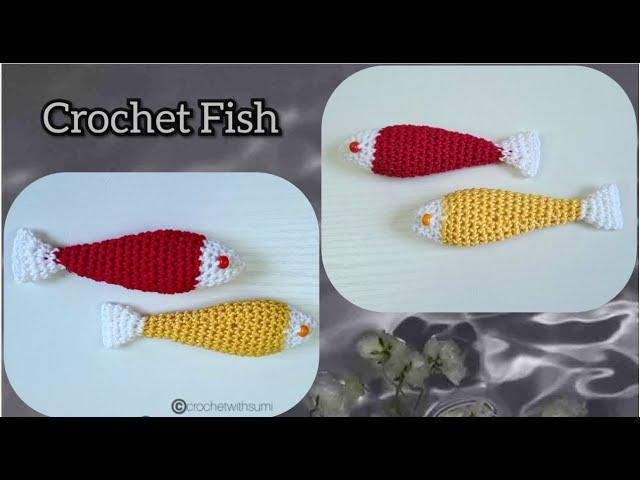 How To Crochet Fish || Crochet Fish || Crochet Amigurumi #crochetfish #crochetamigurumi