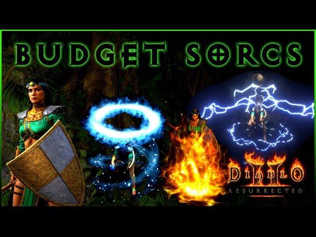 Ultimate Budget Sorc Guide - 4 Strong Builds! [Diablo 2 Resurrected Character Guide]