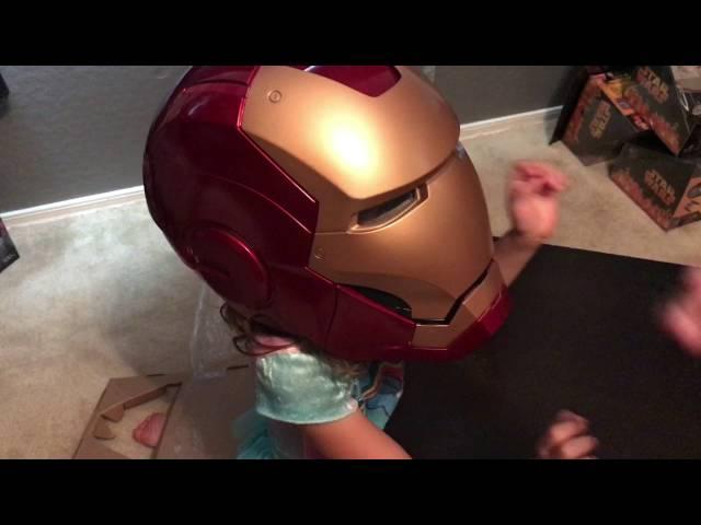 Unboxing Iron Man Marvel Legend series 1:1 helmet replica