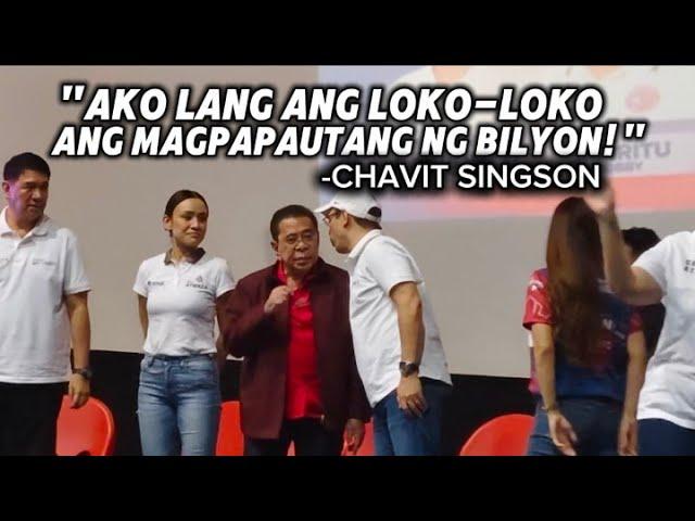 SENATOR CHAVIT SINGSON! SUPORTADO SI ISKO MORENO! ANO ANG SURPRESA?