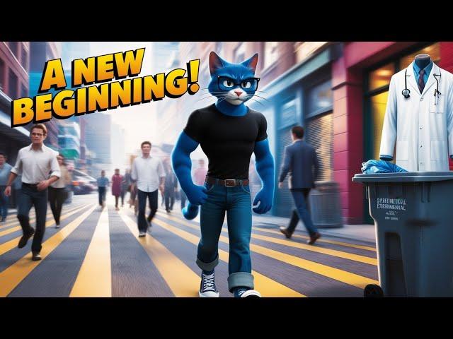 AI Story | AI Cat story |A  New Beginning  #animation #catstory  #cartoon #cute #kids #hacker #aicat