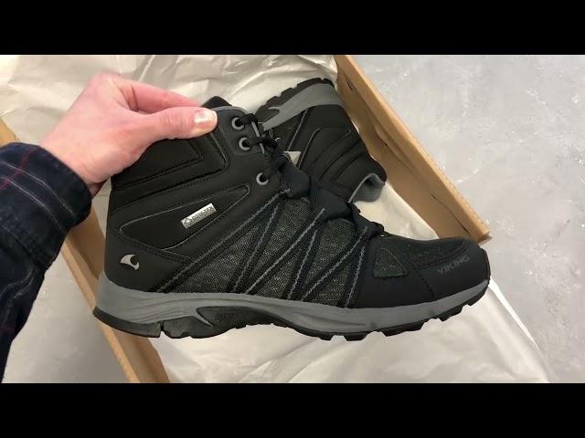 Обзор на мужские ботинки Viking Day Mid GTX M Black/Black