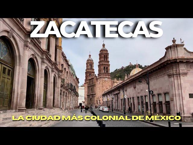 ZACATECAS :  la ciudad más COLONIAL y BONITA de México   ¡es increíble! 