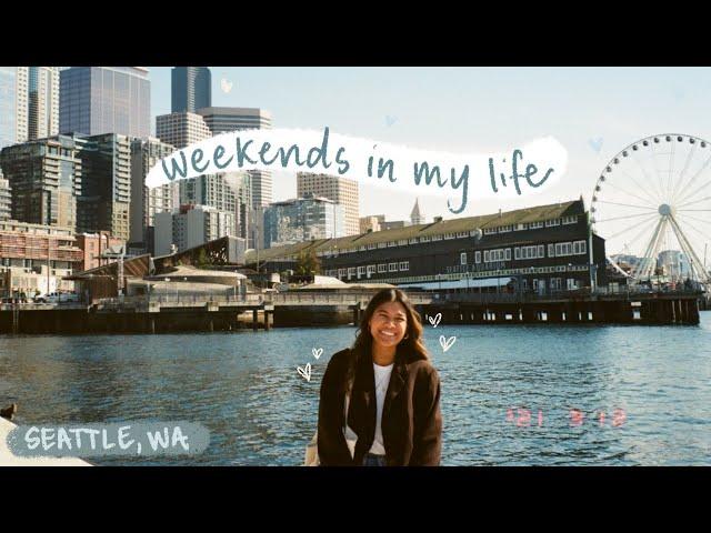 seattle waterfront, hiking, and catching fresh clams | winter weekend diaries