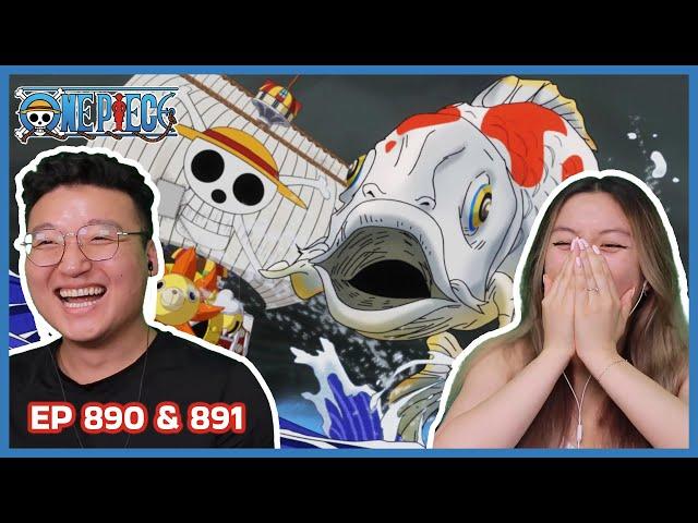 TO WANO!!! LET'S GOOOO | One Piece Episode 890 & 891Couples Reaction & Discussion