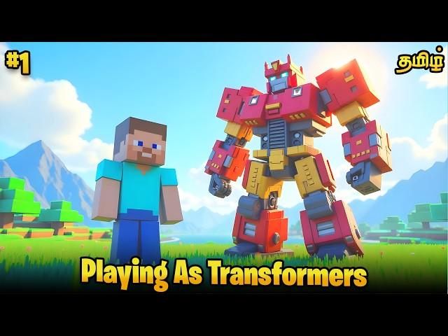 Minecraft Tamil  | But Playing As Transformers   | George Gaming |