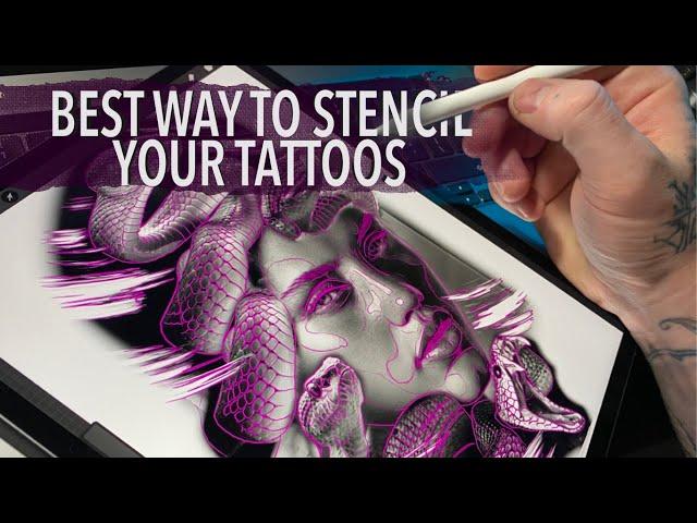 DIGITAL TATTOO STENCILLING (POPULAR DEMAND)