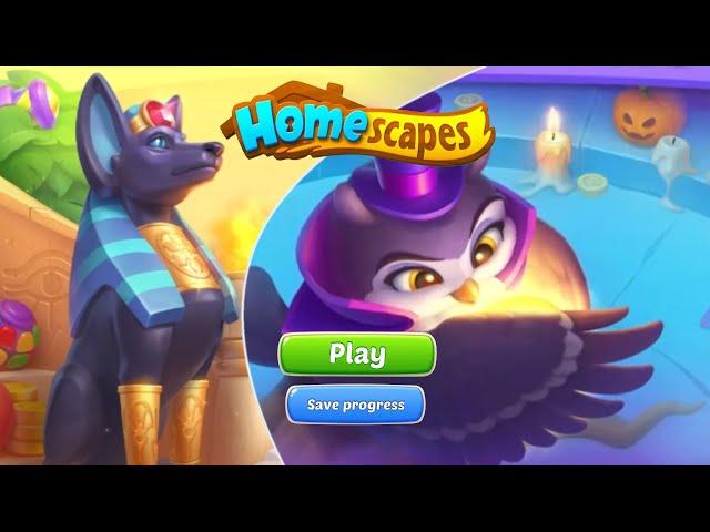 Homescapes New Update - ANCIENT EGYPT & TWILIGHT (OWL) SEASONS - Full Story