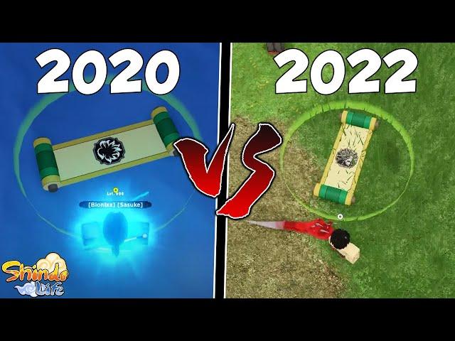 Obtaining Tyn Tail Scroll 2020 vs 2022... (Shindo Life)