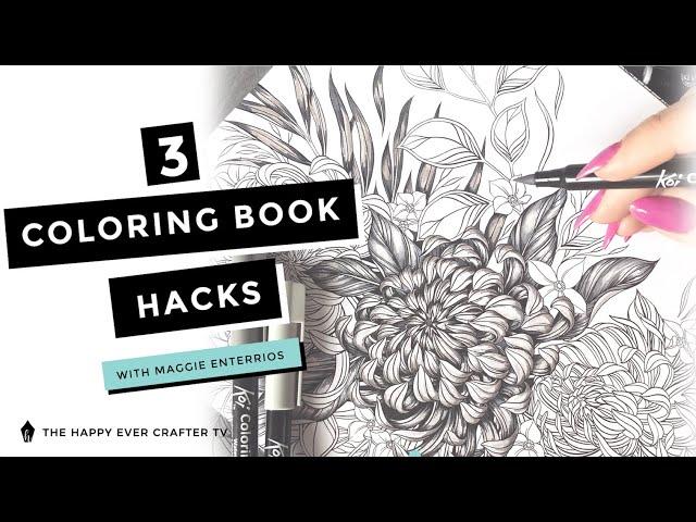 3 SUPER EASY Coloring Book Hacks That Make You Look Pro