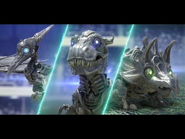 Transformers The Last Knight all Mini Dinobot scenes|Devthegunner