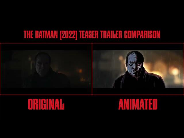 The Batman (2022) Teaser Trailer Comparison