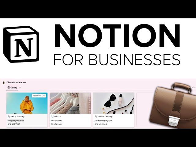 Notion Tutorial: How to Use Notion for Your Business in 2022! (FREE Notion Template Included) 