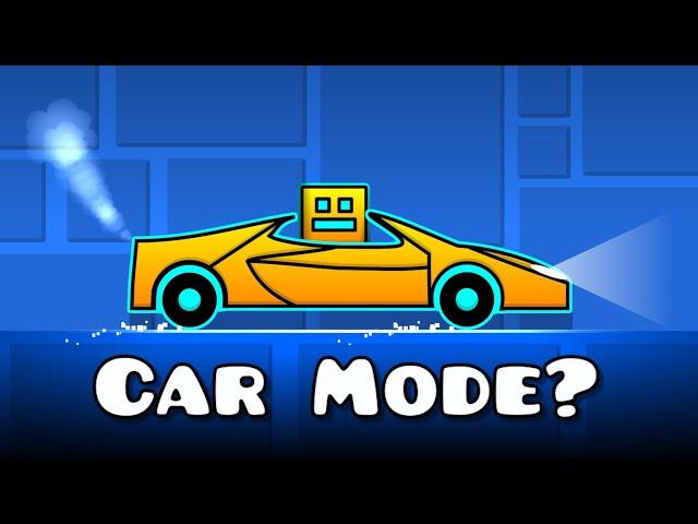 I Made A Car Game Mode In Geometry Dash