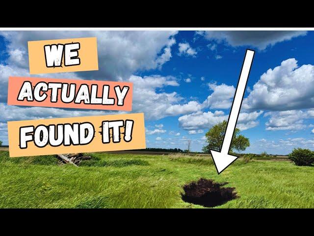 Strange Sink Spots in a Ghost Town Lead to an Amazing Discovery