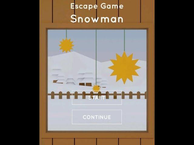 Nicolet Escape Game Snowman Walkthrough [nicolet.jp]