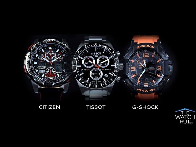 The Watch Hut | Time With No Limits | Citizen. Tissot, G-Shock