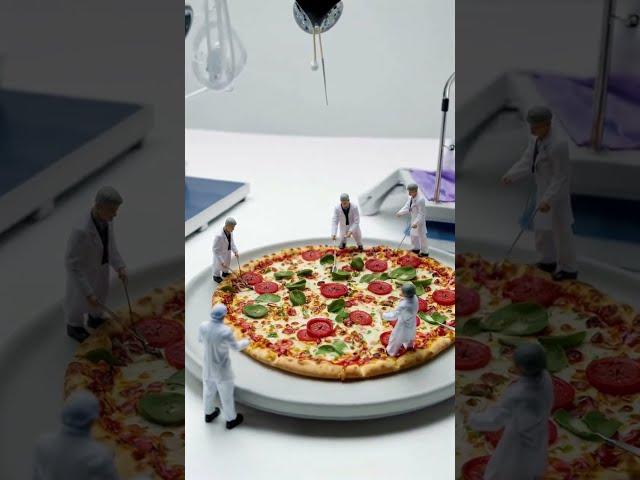 Created by AI:  Mini pizza in GH  #ai #aiart #lunch #motivation #hero